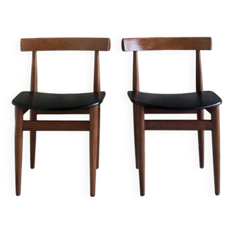 Paire de chaises scandinaves par Hans Olsen pour Frem Rojle - années 1960