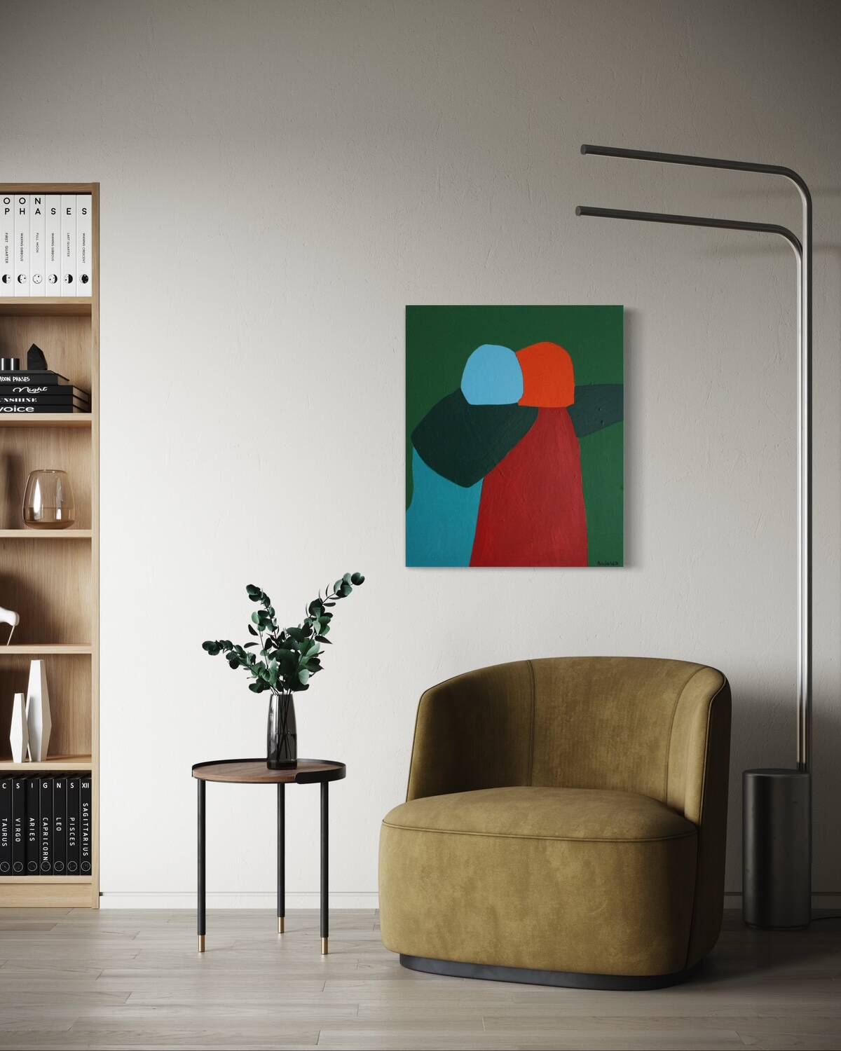 Canvas painting "come closer"