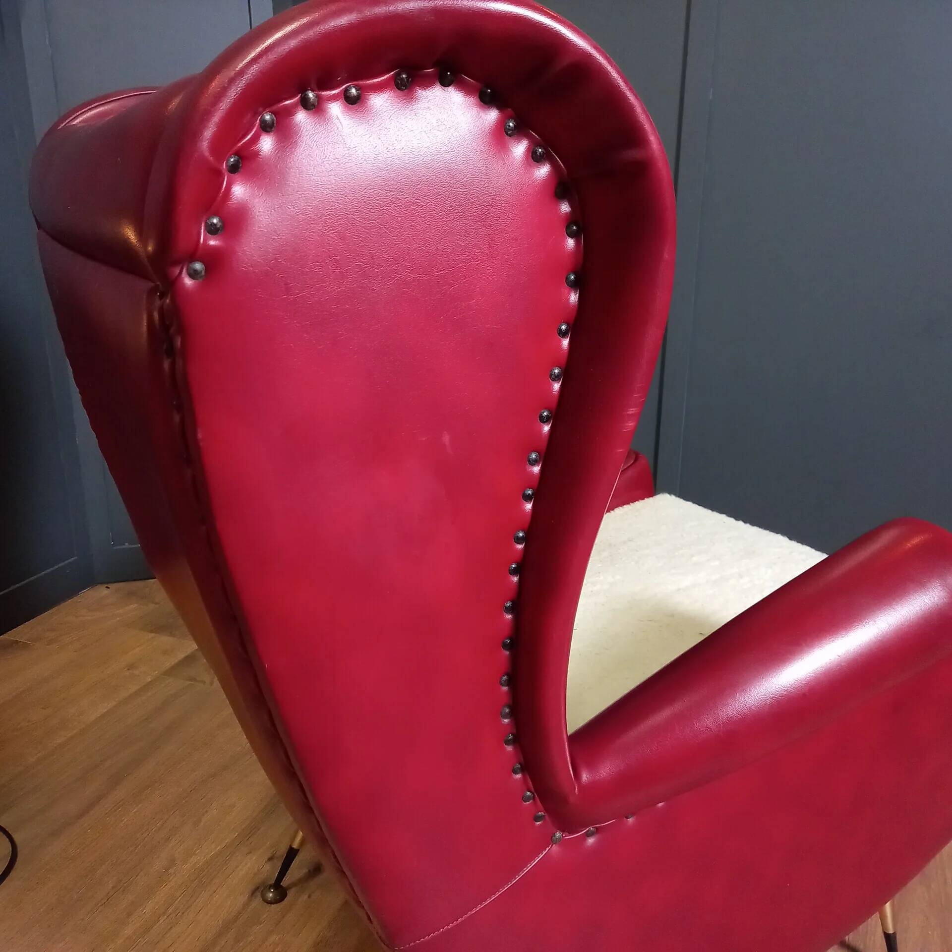 Chaise lounge vintage italienne