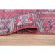 Vintage Turkish Vintage Oushak Pink Purple Runner Rug 88x291