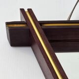 Vintage rosewood mirror 1960