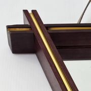 Vintage rosewood mirror 1960