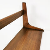 Modernist wall shelf, Denmark, 1960s