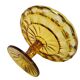 Cake bowl on stand from Ząbkowice Glassworks, 1970s