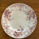 Assiette plate Saint-Amand Service Campanule