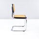 Ensemble de quatre chaises italiennes modernes Marcel Breuer B32 Cesca du milieu du siècle, années 70