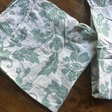Pair of vintage floral pillowcases