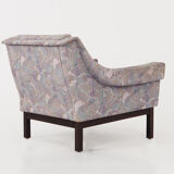 Fauteuil avec pieds en hêtre, design années 1970
