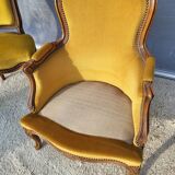 Set of 3 Louis XV style seats