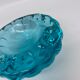Empty blue crystal pocket