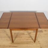 Mid-Century Square Extendable Teak Dining Table, Denmark, 1960s