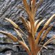 Nice chandelier 60s ears of wheat in 5 branches gilded metal