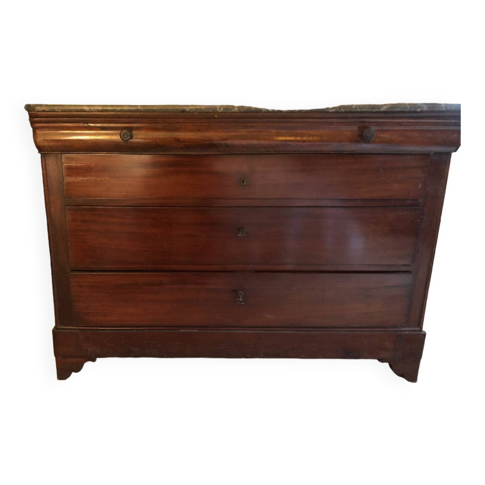 Louis Philippe mahogany chest of drawers