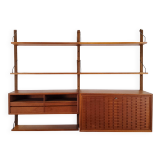 Étagère modulable Poul cadovius-scandinave-danois