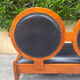 original Hungarian Art Deco bench in walnut by Lajos Kozma