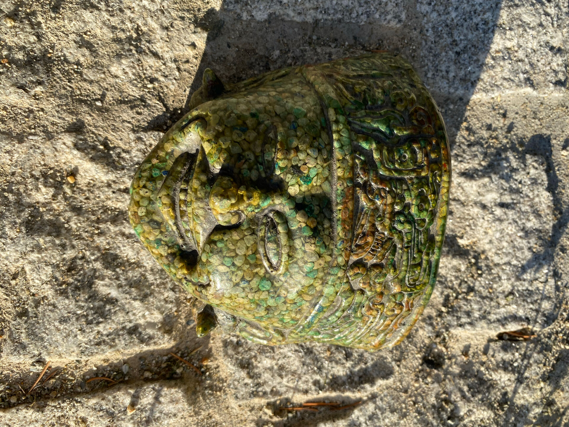Maya Wall Mask Collection - Unique Stone Mosaic