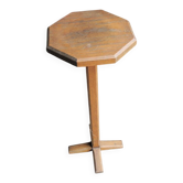 Ancienne sellette octogonale en bois