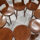 Set of 8 Baumann Bistrot chairs, Mondor model, vintage 1970s