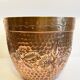 Large planter by villedieu in brass 1970s - 1980s