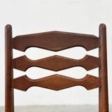 Set of four dining chairs by Guillerme & Chambron