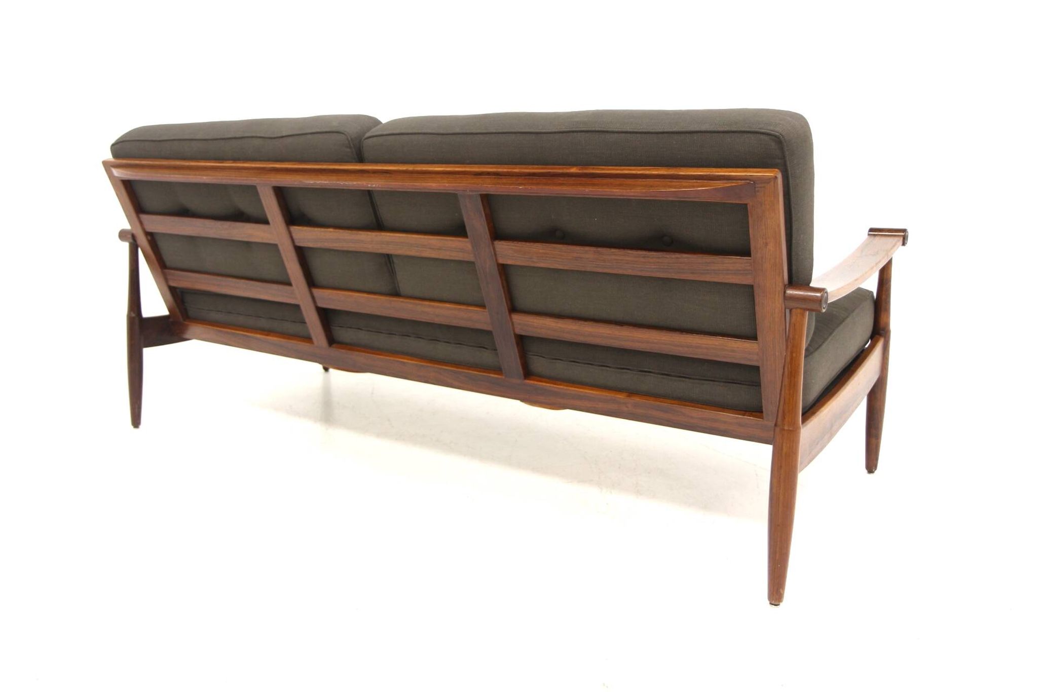 Scandinavian 3-seater sofa in rosewood, Denmark, 1960