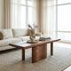 Large Onda coffee table – cherry wood