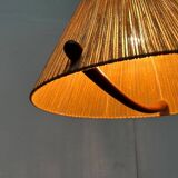 Teak pendant lamp Type 324 from the mid-century by Temde, 1960s.