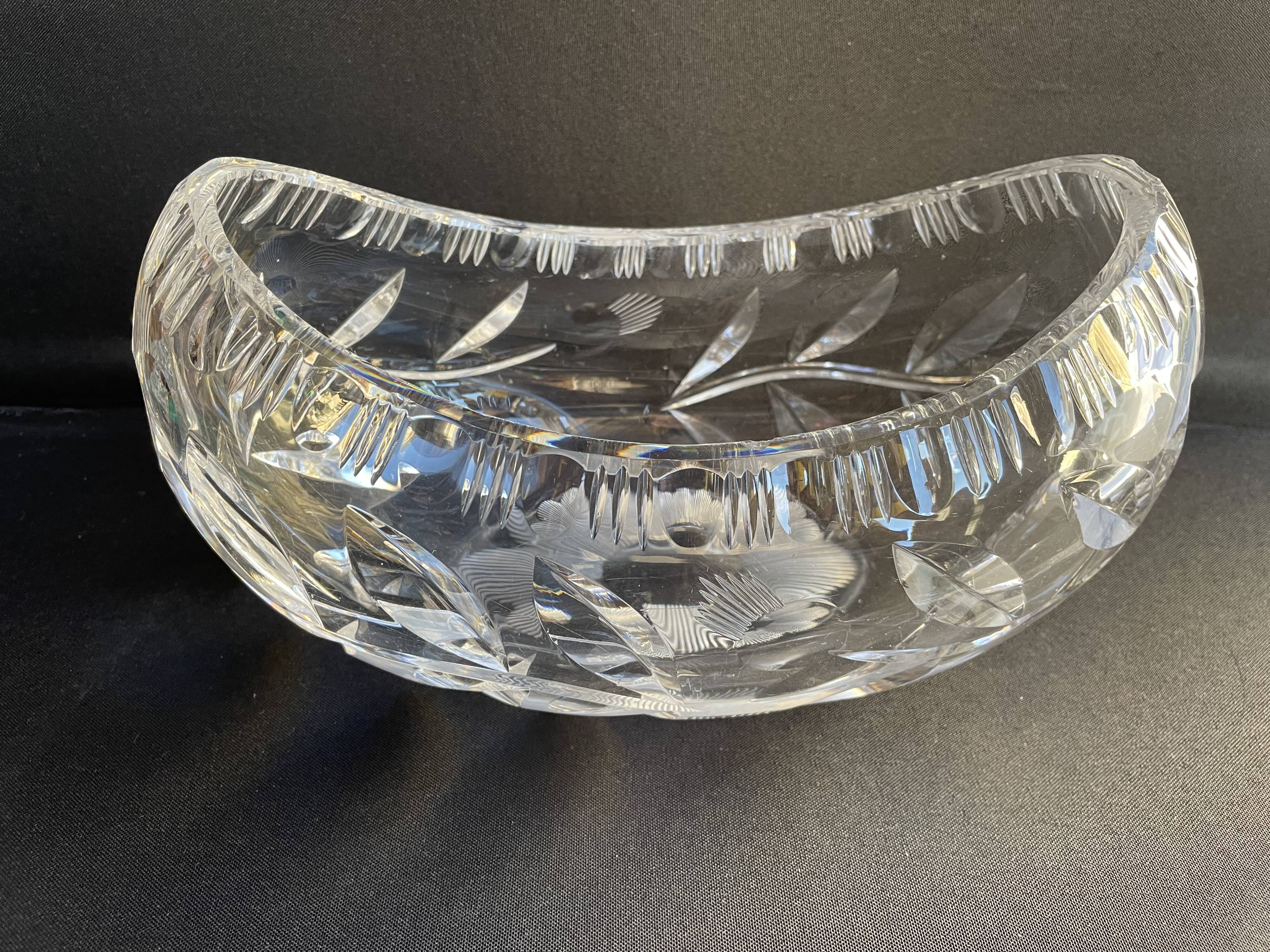 1629 Table planter - Modern mid-century - Hand-cut crystal