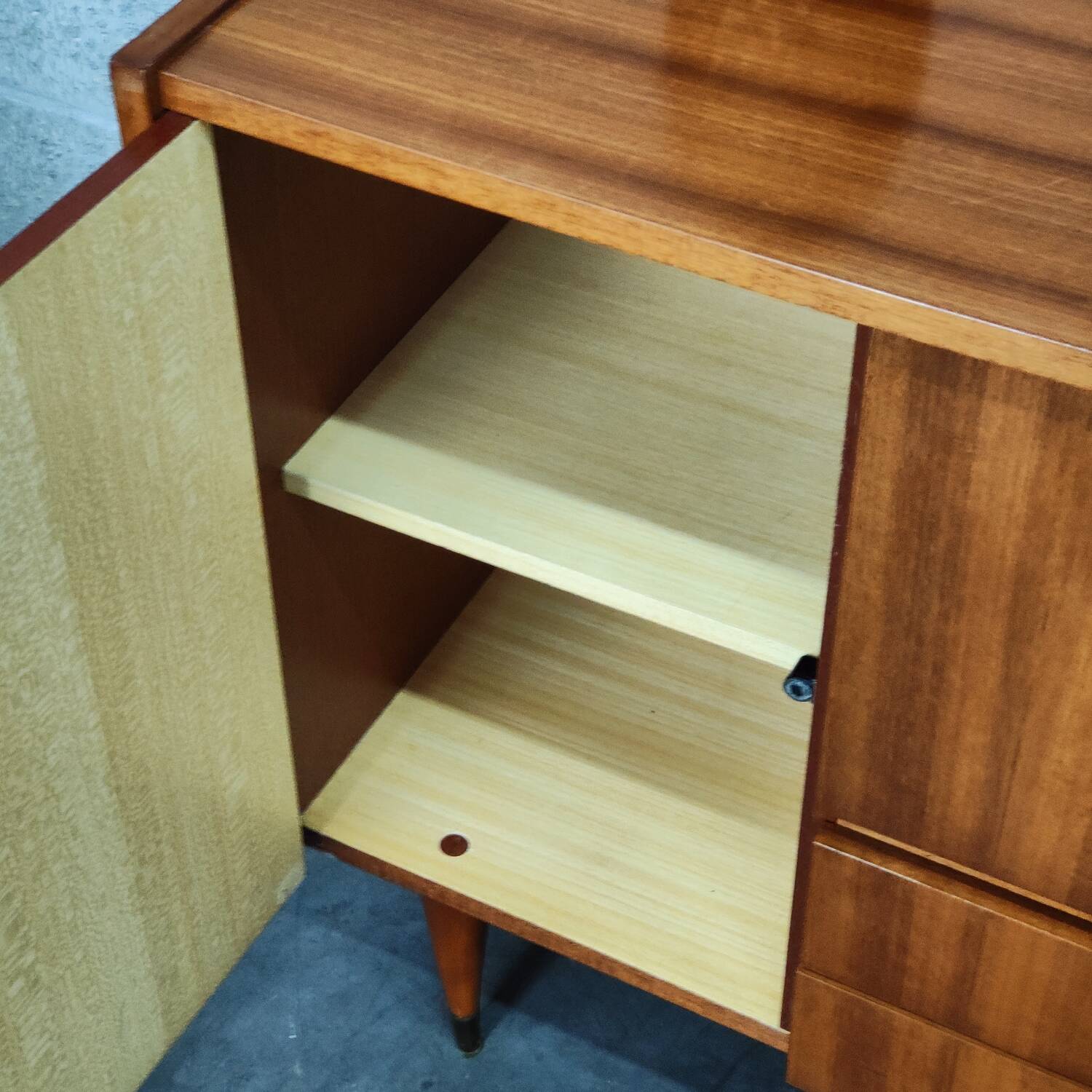 French Scandinavian style sideboard 1970