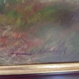 Painting in reproduction of a large-format ploughman