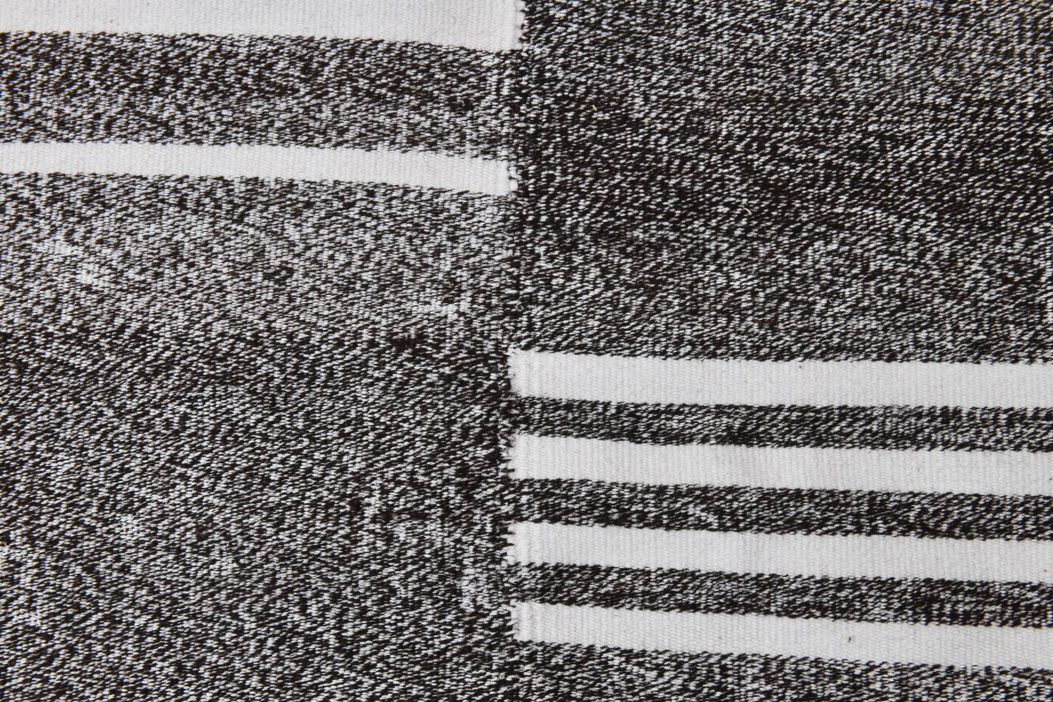 Tapis kilim vintage turc rayé, 206x304 cm