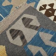 9x11 Geomtric Rare Style Luxury Kilim Rug, Large Area Vintage Kilim Rug