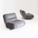 Giuseppe Munari Lounge Chairs for Poltrona Munari 1970s , Italy set of 2