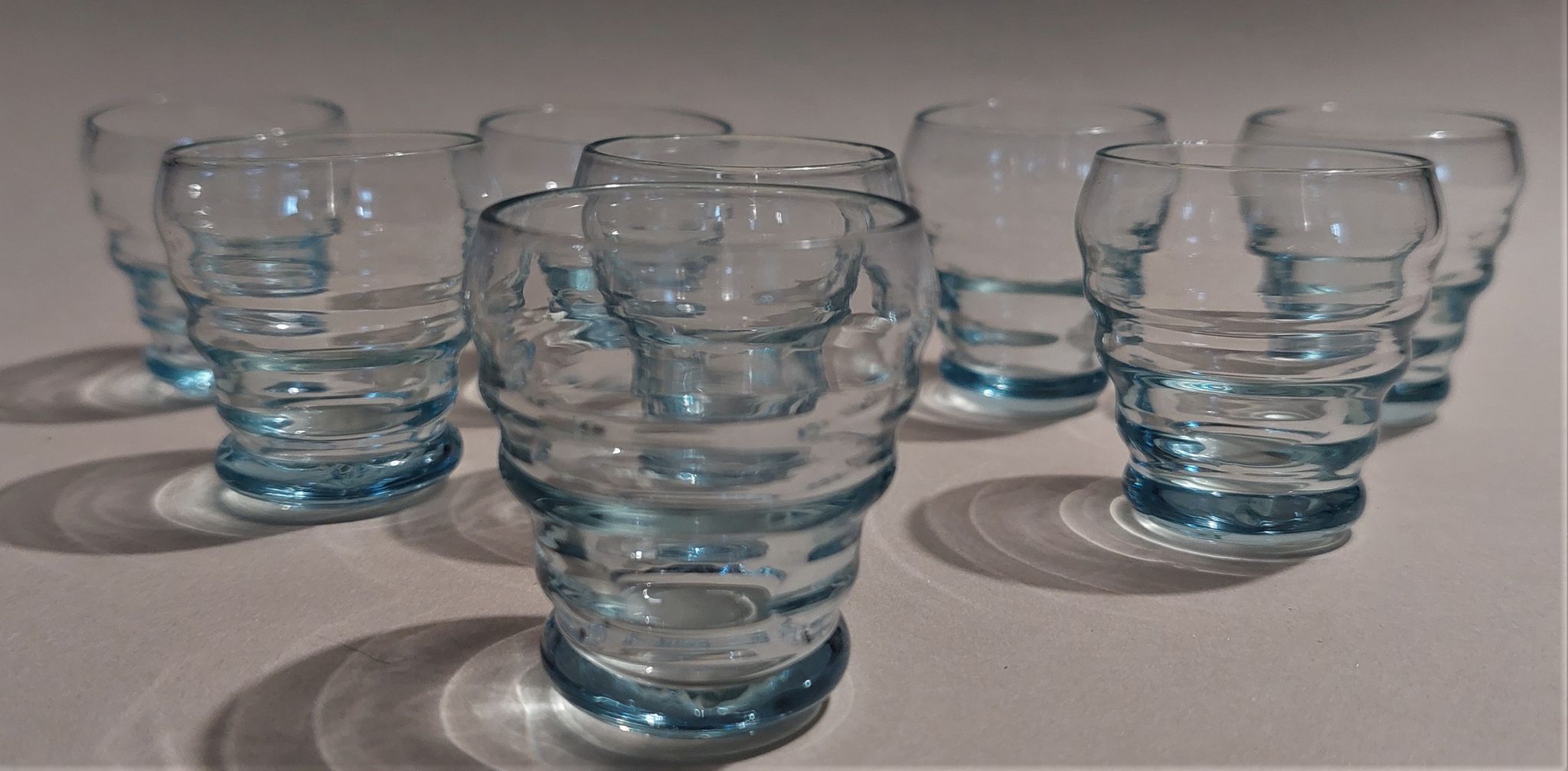 Vintage shooter shot glasses series of six