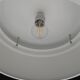 Big Danish Space Age pendant lamp / 1970s / Mid-century modern design / White