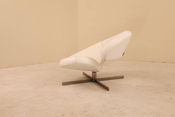 Fauteuil en cuir Nuage, Roche BoBois, France, 1990's