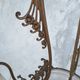 Art Nouveau chandelier in brass and bronze