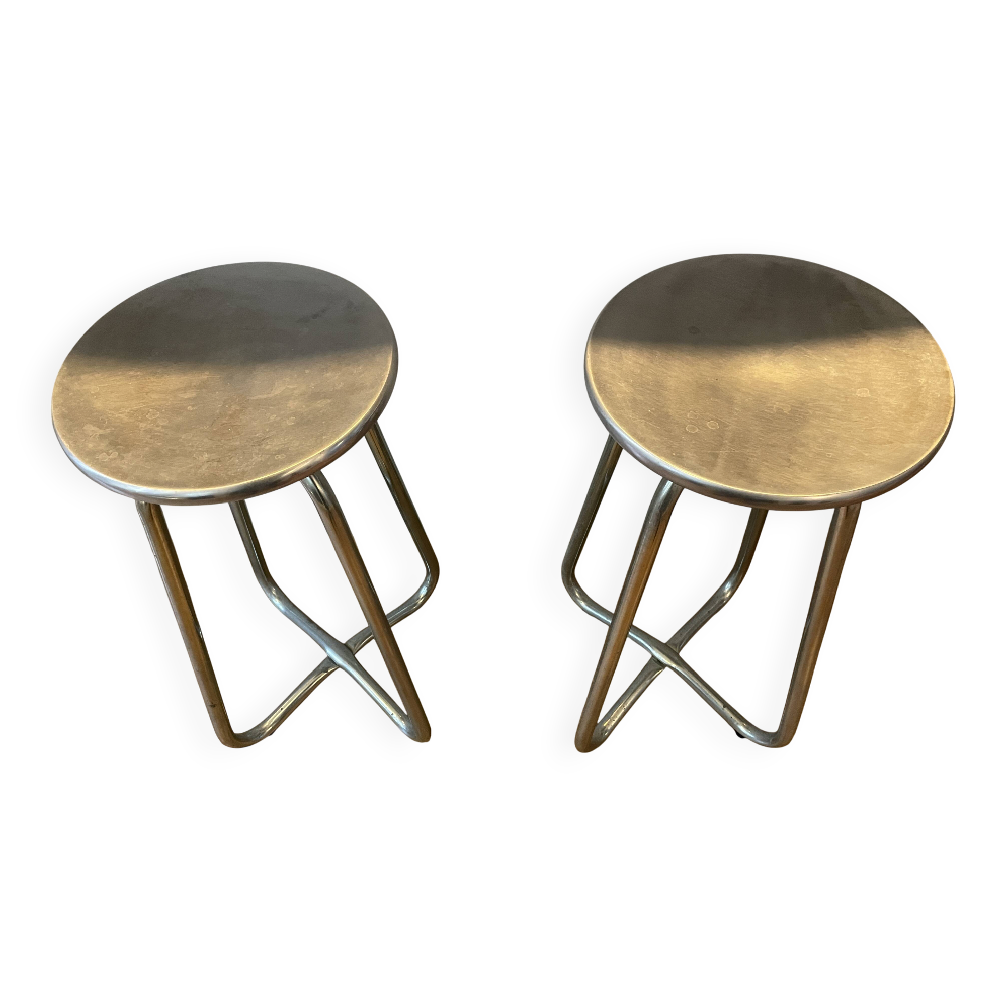 Lot de 2 tabourets hauts marque Habitat