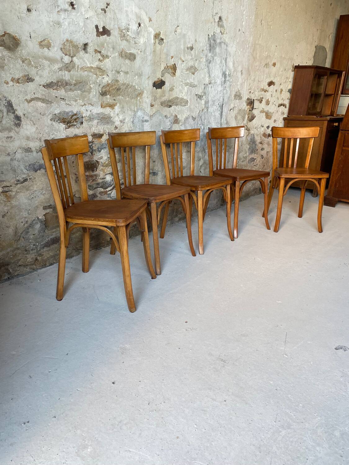 Baumann wooden chairs – Lot