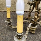 6-light bronze chandelier