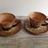 Vallauris tea cup duo