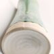 Handcrafted XL pitcher in mint green enameled stoneware