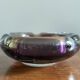 Cendrier rond violet foncé, Murano