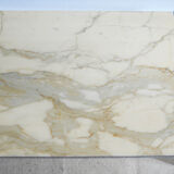 Marble and metal coffee table 70s