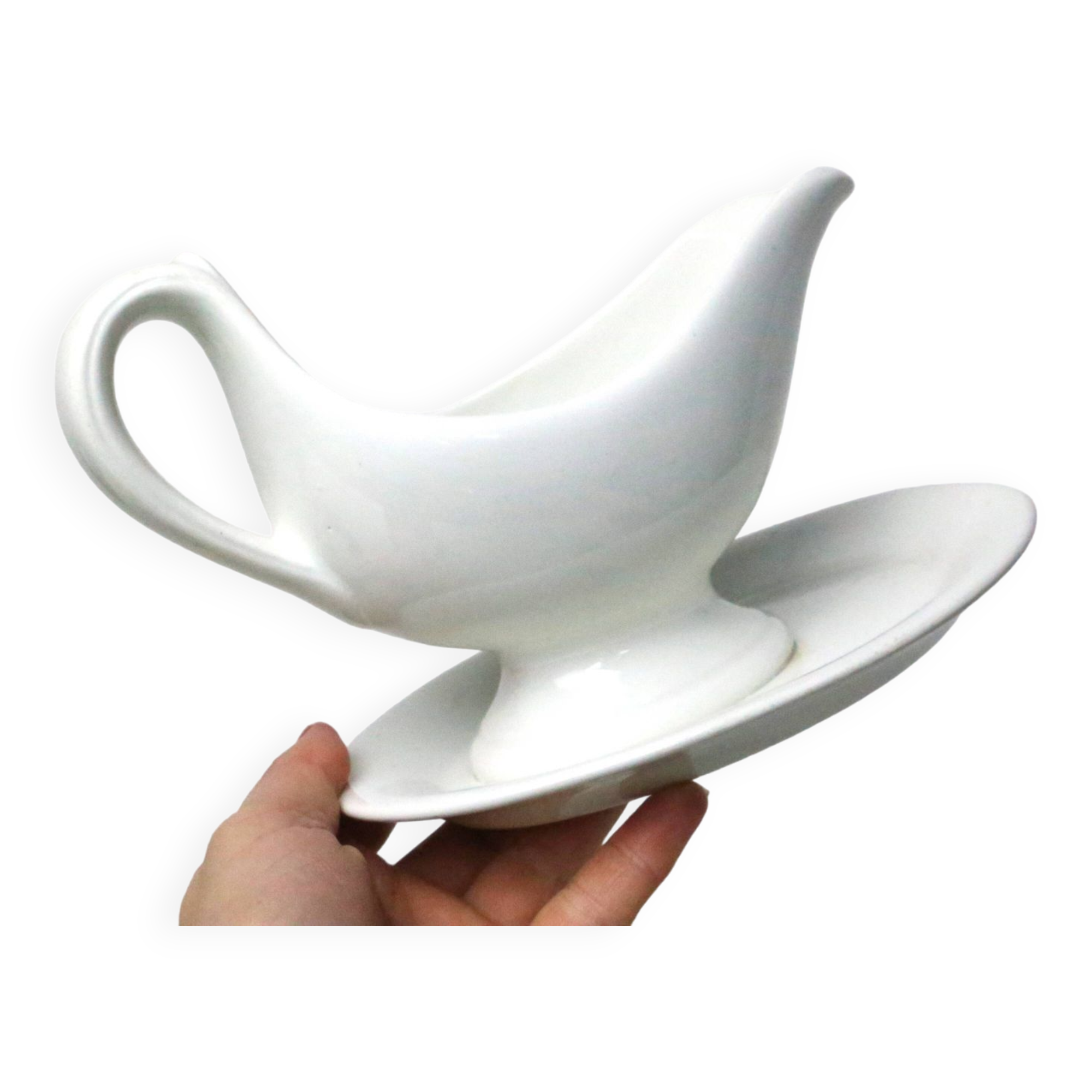 Gravy boat, Maëstrich ceramic company, made in Holland, vintage