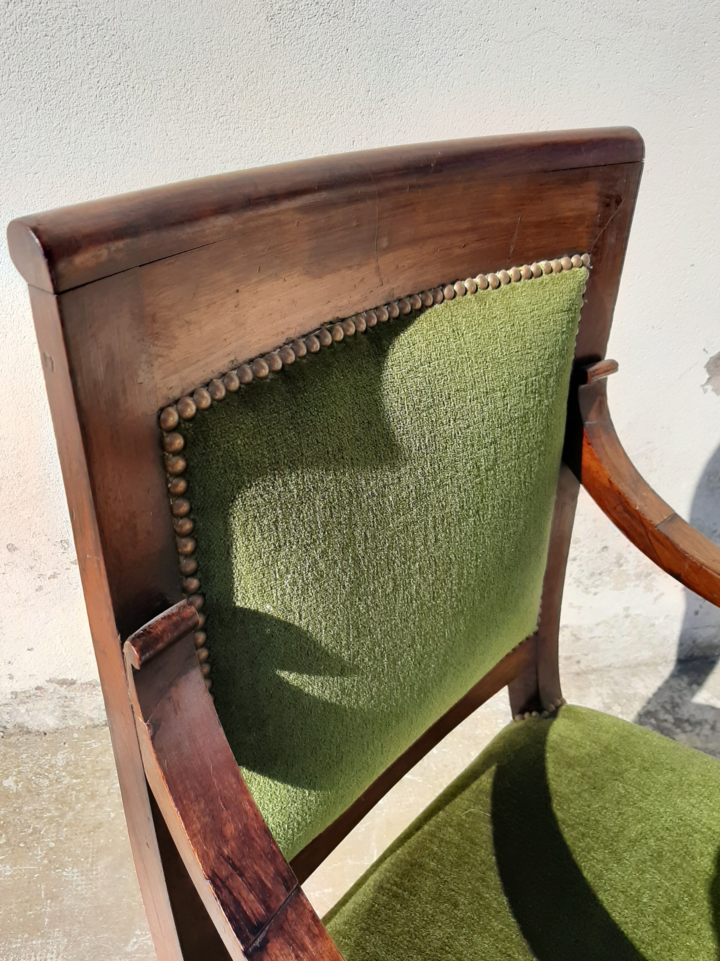 Empire chair with 19th lacrosse