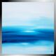 Abstract painting painting "AZURINE" handmade