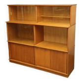 Vintage Oscar bookcase in oak, 1960s