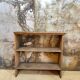 Antique shelf in raw wood