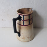 Pichet Hbcm faience ancienne Bearn Creil Montereau